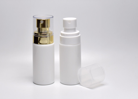 China 40ml cylinderic opal white glass bottles, glass primary cosmeceutical packaging,facial mist spray bottles supplier